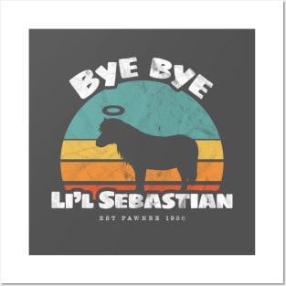 Bye bye Li'l Sebastian • Est Pawnee 1986 Posters and Art